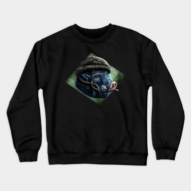 Warhog Crewneck Sweatshirt by Corvons